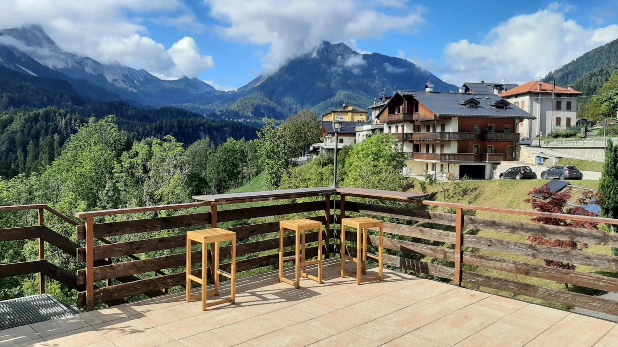 Campo Base Dolomiti Con Parcheggio Auto E Garage Moto Villa Valle di Cadore Bagian luar foto