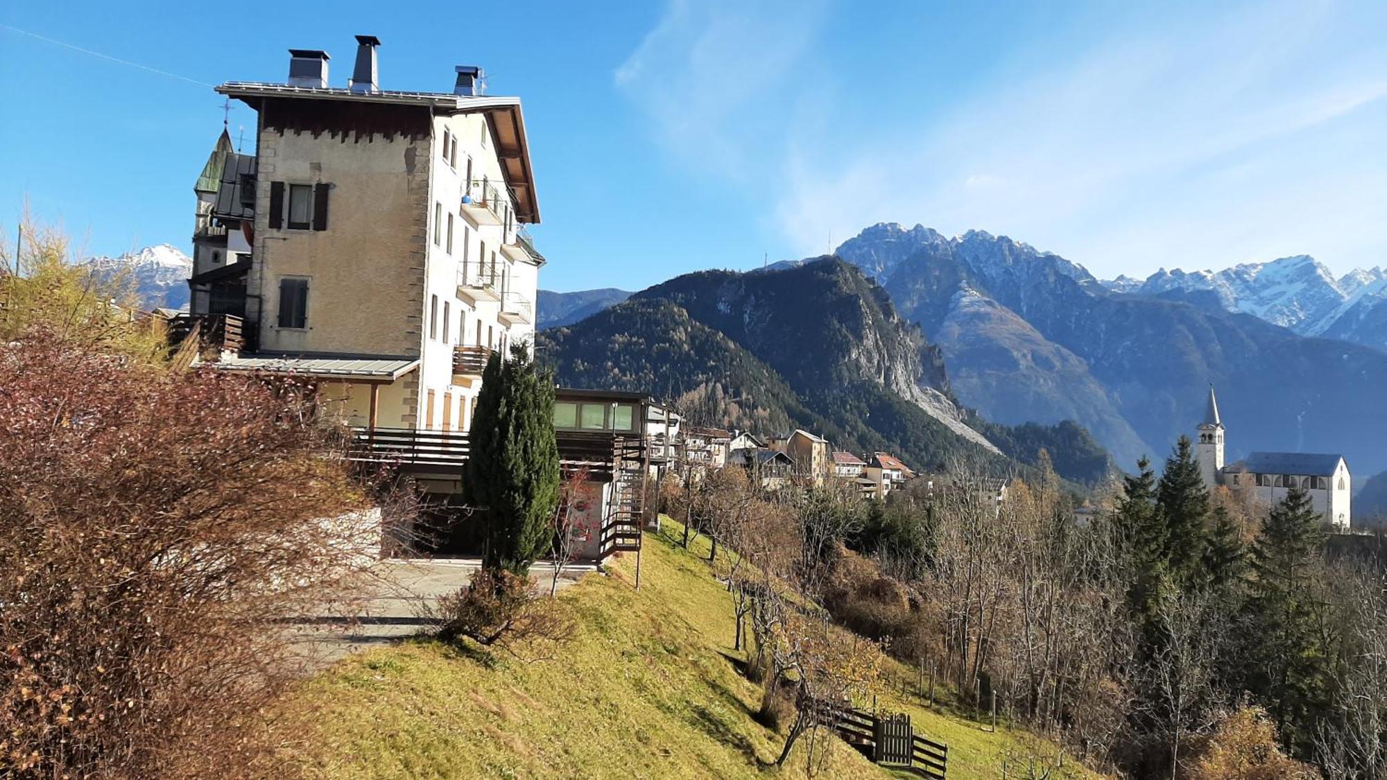 Campo Base Dolomiti Con Parcheggio Auto E Garage Moto Villa Valle di Cadore Bagian luar foto